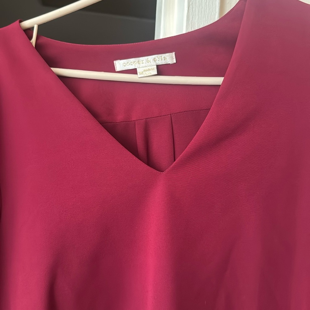 Maroon, unlisted item extra small